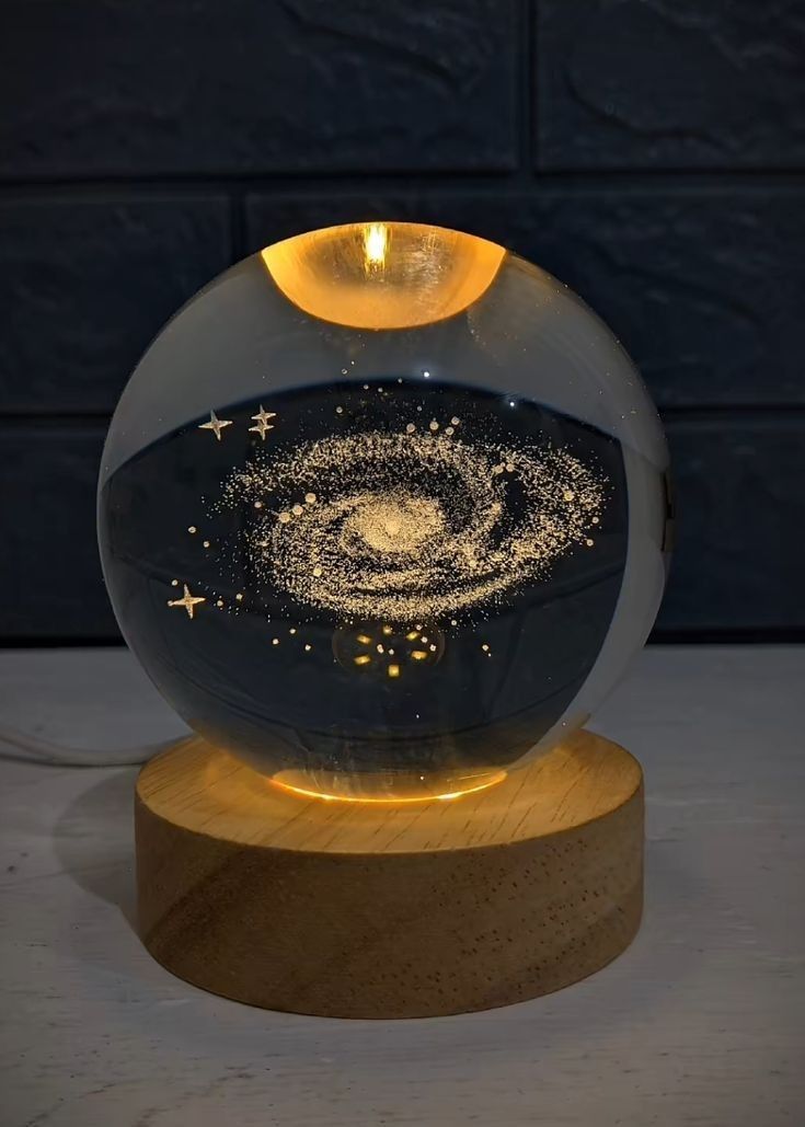 Crystal Glow Sphere Lamp